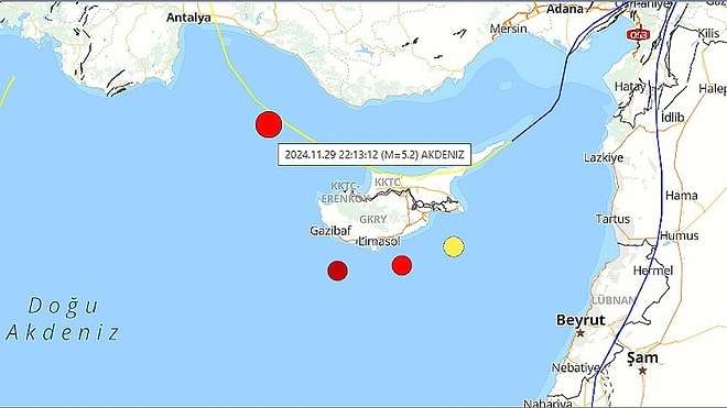 DAÜ DAUM Kıbrıs'ta Gerçekleşen Son Depremler ile İlgili Değerlendirmede Bulundu