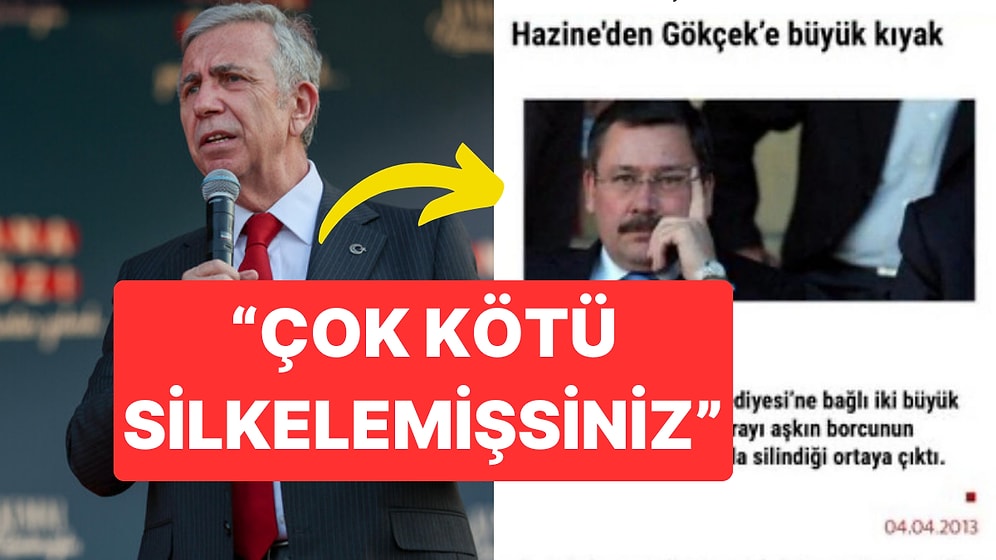 Mansur Yavaş Haciz Kararına Melih Gökçek Üzerinden Tepki Gösterdi: "Çok Kötü Silkelemişsiniz"