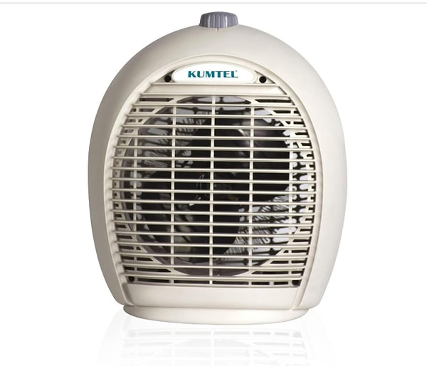 5. Kumtel LX6331 Fanlı Isıtıcı, 3 Kademeli, Bej, 2000 W