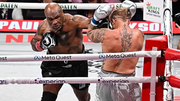 So, did Mike Tyson enter the ring exhausted?