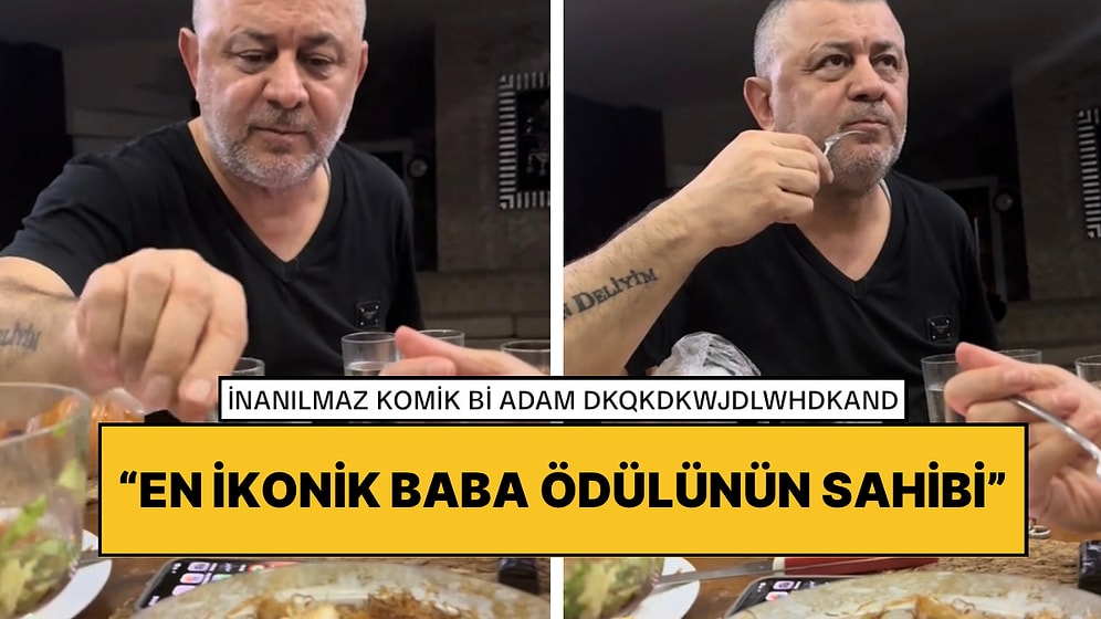 Kızının Yaptığı Künefeyi Tadan Babanın Asla Güzel Yorum Yapamadığı Anlar Güldürdü