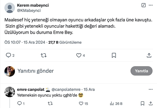 Canpolat, ayrıca merak edilen pek çok soruya da yanıt verdi: