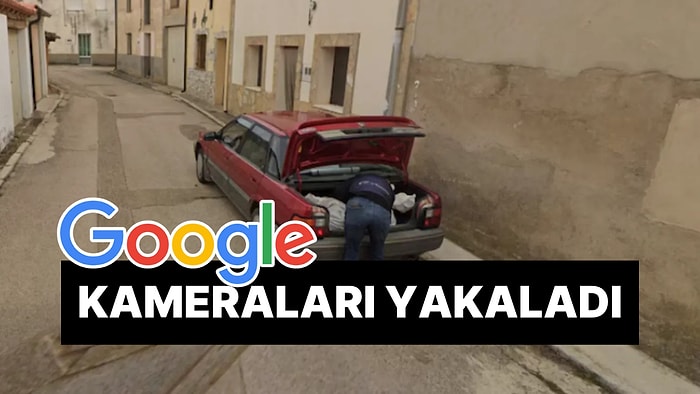 Google Street View Cansız Bedeni Arabasının Bagajına Yerleştirmeye Çalışan Katilin Görüntüsünü Yakaladı