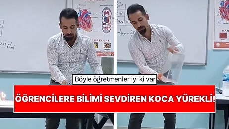 Karbondioksit Yatağı Deneyiyle Öğrencilerin Dikkatini Çekmeyi Başaran Fen Bilimleri Öğretmeni