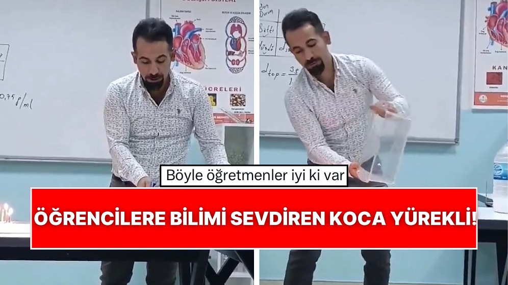 Karbondioksit Yatağı Deneyiyle Öğrencilerin Dikkatini Çekmeyi Başaran Fen Bilimleri Öğretmeni