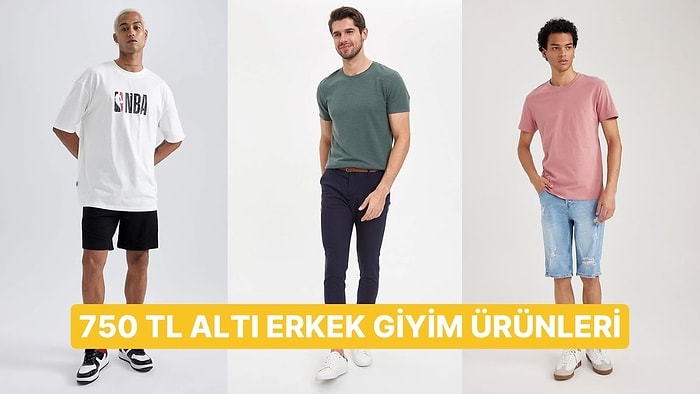 Levi's'tan Tommy Hilfiger'a Pek Çok Sevilen Markada 750 TL Altı Erkek Giyim Ürünleri