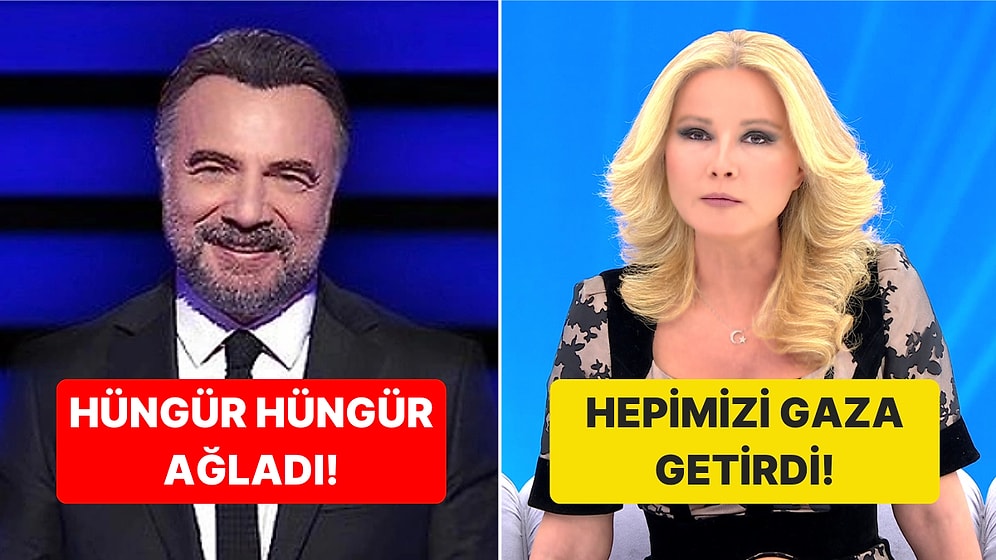 Milyoner'de Oktay Kaynarca'yı Ağlatan Sorudan Müge Anlı'da Fenomen Olan Konuğa TV Dünyasında Bugün Yaşananlar