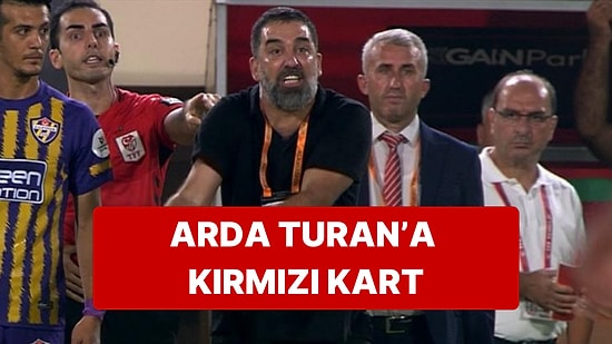 Eyüpspor - Fenerbahçe Maçında Arda Turan İtirazından Dolayı Kırmızı Kart Gördü