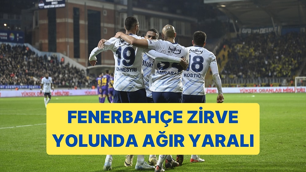 Fenerbahçe Zirve Takibinde Bu Kez de Eyüpspor'a Takıldı