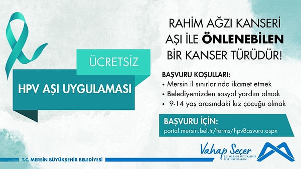 Ücretsiz HPV Aşısı Mersin