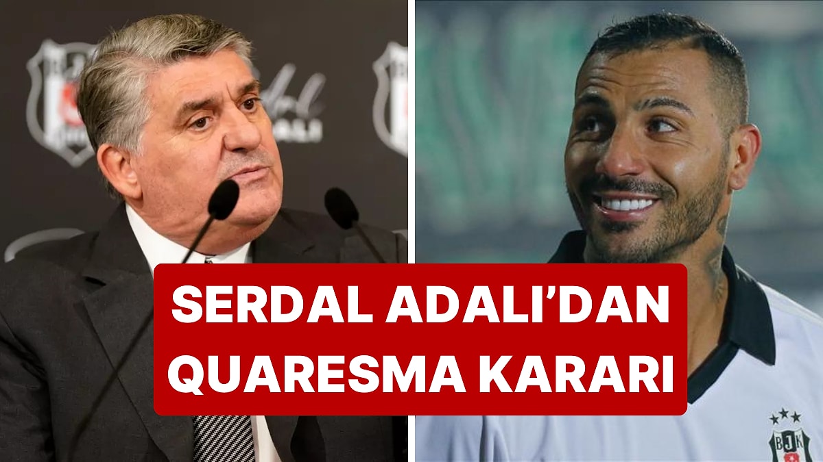 Serdal Adalı, Ricardo Quaresma'ya Jübile Yaptıracağı Tarihi Açıkladı