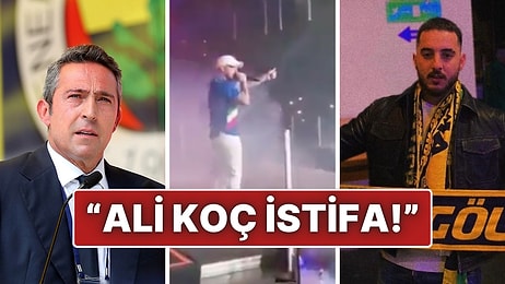 Rapçi Ati242 Konserinde "Ali Koç İstifa" Sloganlarına Destek Verdi!