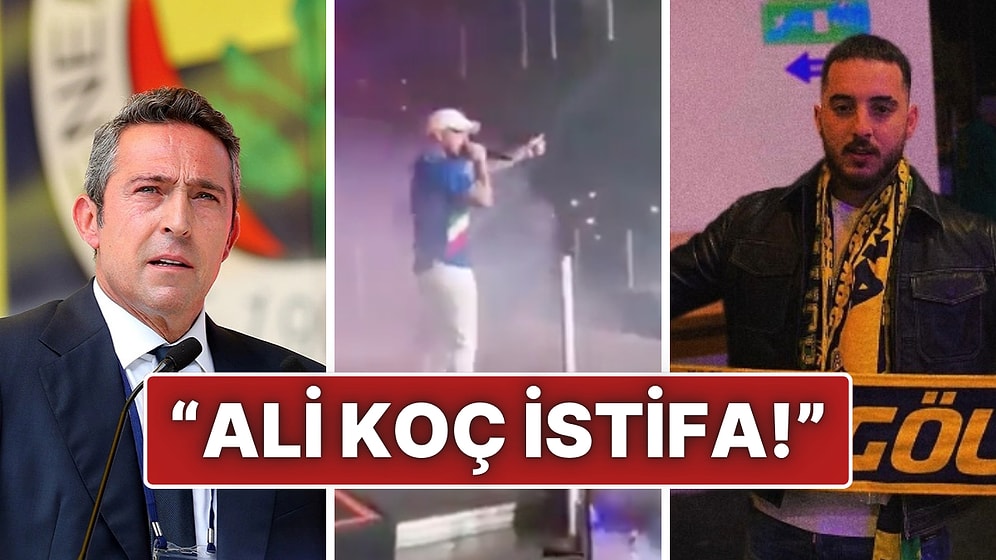 Rapçi Ati242 Konserinde "Ali Koç İstifa" Sloganlarına Destek Verdi!