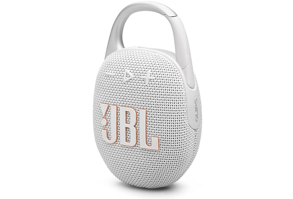 JBL Clip5, Bluetooth Hoparlör, IP67, Beyaz