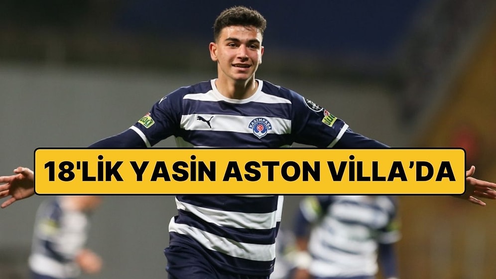 Kasımpaşa’nın 18 Yaşındaki Futbolcusu Yasin Özcan 8 Milyon Euro’ya Aston Villa’ya Transfer Oluyor