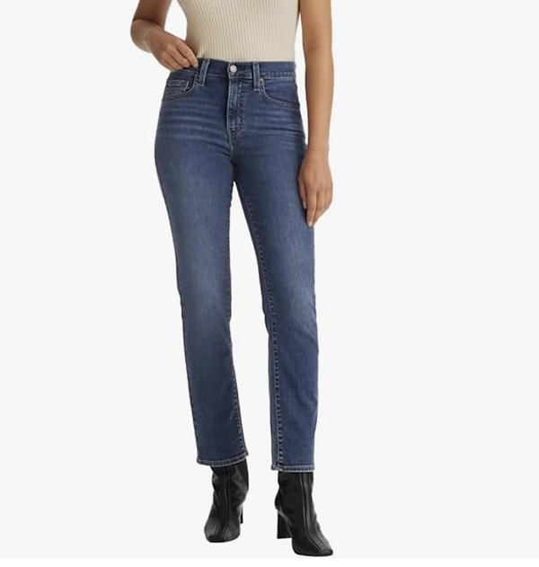 Levi's 724 High Rise Straight Jeans Kot Pantolon