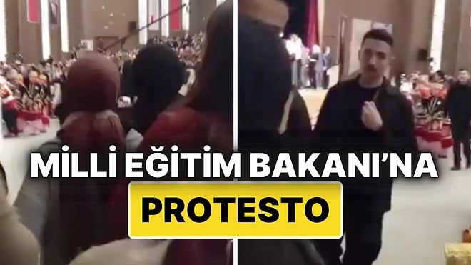 Milli Eğitim Bakanı Yusuf Tekin’e Protesto: Mülakat Mağduru Öğretmenler Seslerini Duyurmaya Çalıştı