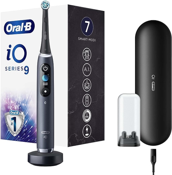 Oral-B iO - 9 Siyah Şarjlı/Elektrikli Diş Fırçası