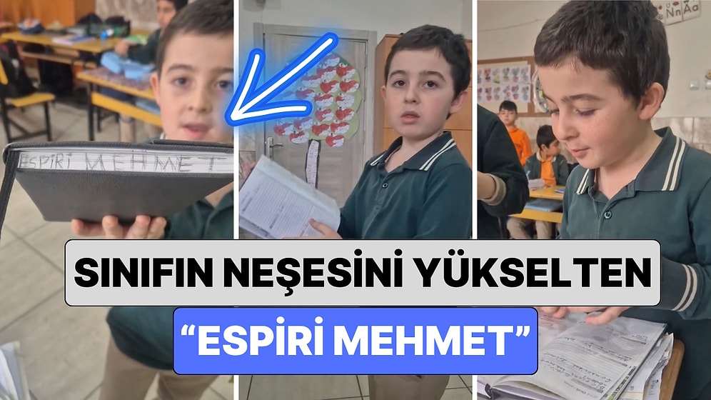 Benim Arkadaşım Olur musun? Hazırladığı Espri Defteriyle Sınıfın Neşesini Yükselten "Espiri Mehmet"