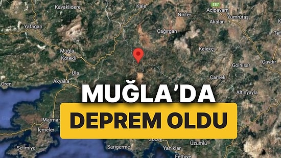 Muğla'da 4 Dakikada İki Deprem Oldu: AFAD Deprem Büyüklüğünü 3.9 Olarak Açıkladı