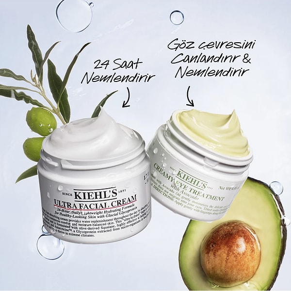 11. Kiehl's Ultra Facial Cream & Avokadolu Göz Kremi Seti