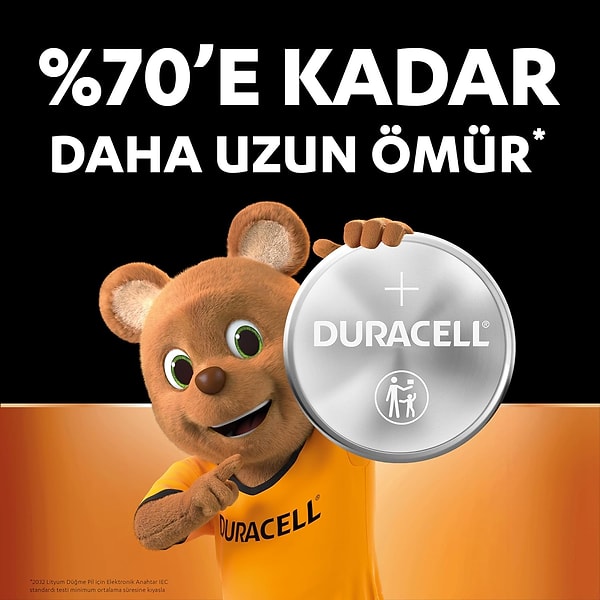 Duracell CR2032 Lityum Düğme Piller