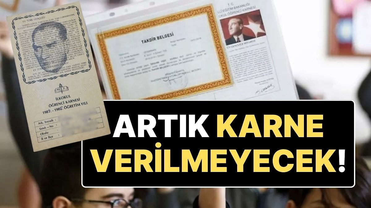 İlkokulda Karne Dönemi Sona Eriyor: Yeni Eğitim Yılında Karne Kalkacak, Yerine Gelişim Raporu Gelecek!