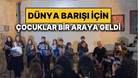 Suriyeli Mülteci Çocuklar Savaşa Dur Demek İçin Üç Ayrı Dilde Şarkılar Söyledi