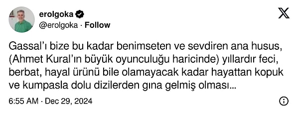 Diziyi sevme nedeni olarak sıradan dizilerden farklı olması olarak şeklinde paylaşanlar da var.