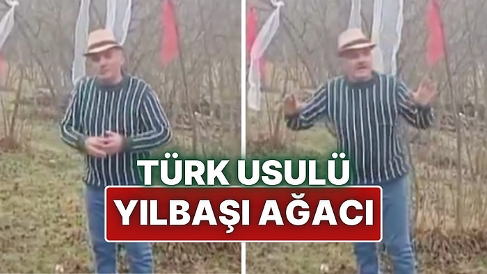 Ordu’da Yılbaşı İçin Fındık Ağacı Süsleyen Vatandaş: "Müslüman Çam Ağacı Değil Fındık Ağacı Süsler"