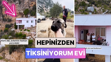 "Herkesten Tiksiniyorum Evi": Mersin'de Patili Dostlarıyla Şehirden Uzak Bir Hayat Kuran Aile Beğeni Topladı