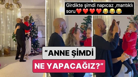 İlk Kez Yeni Yıl Kutlayan Miniğin Olayı Anlamayınca Yaşadığı Kafa Karışıklığı Güldürdü: "Şimdi Ne Yapacağız?"