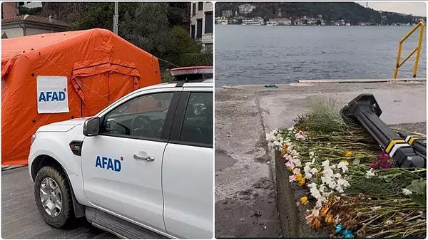 Bebek Mahallesi Cevdet Paşa Caddesi sahilinde 23 Kasım'da denize düşen iki kardeşi bulmak için Sahil Güvenlik Komutanlığı, Deniz Polisi, Afet ve Acil Durum Yönetimi Başkanlığı (AFAD) ve İtfaiye Su Altı Arama Kurtarma ekipleri çalışmalarını sürdürüyor.