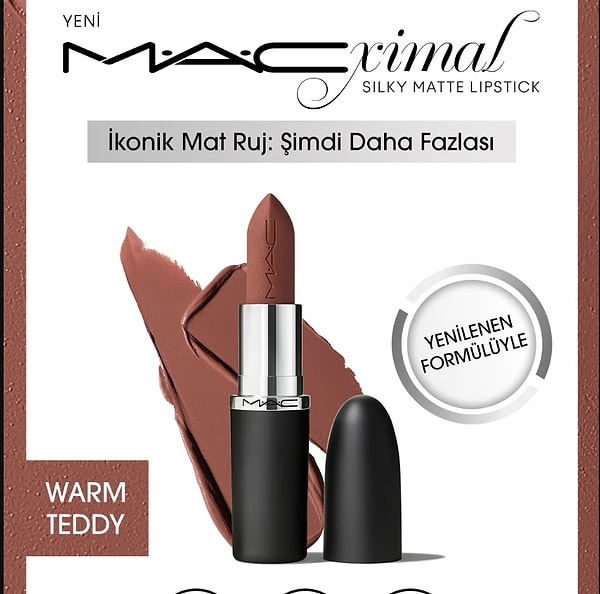 11. Mac M·a·cxımal Silky Matte Lipstick Nemlendirme Etkili Yoğun Renk Sağlayan Ruj - Kinda Sexy