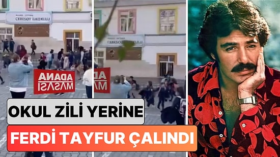 Adana'da Bir İlkokulda Hemşehrileri Ferdi Tayfur İçin Gün Boyunca Teneffüs Zili Yerine Onun Şarkıları Çalındı