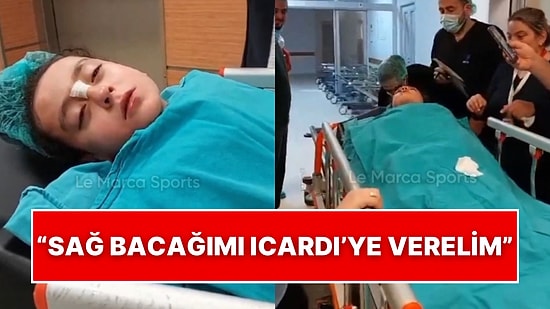 Icardi Sevdalısı Tatlı Çocuk Narkozluyken Söyledikleriyle Güldürdü: “Sağ Bacağımı Icardi’ye Verelim mi?”