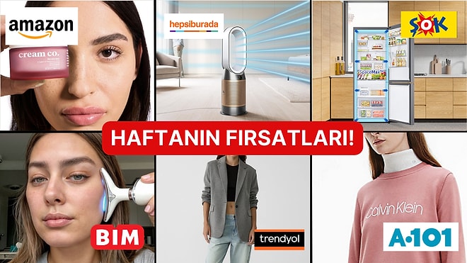 Haftanın Tüm İndirimleri Burada! Hepsiburada'dan Amazon'a Dikkat Çeken İndirimler ve Aktüel Katalogları