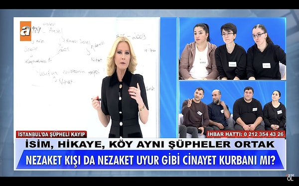 Hepimizin beynini yakan bu akrabalık ilişkisine Müge Anlı'nın çizdiği soyağacından bakıp aydınlanabiliriz. Siz olayı çözdünüz mü? Yorumlarda buluşalım...👇🏻