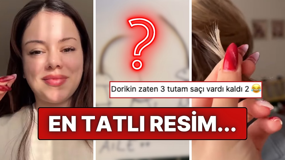 Aile Üyelerinin Saçlarından Birer Tutam Alarak Dünyanın En Tatlı Resmini Ortaya Çıkarttı!