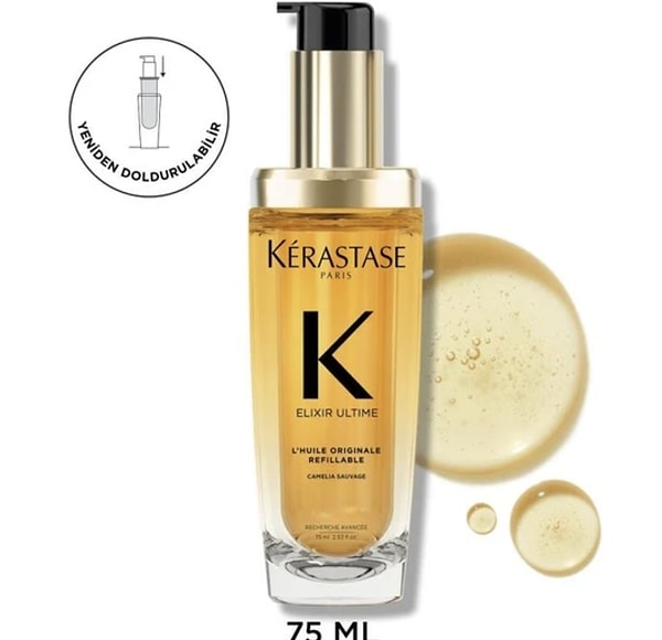 14. Kerastase Elixir Ultime Saç Bakım Yağı 75 ml