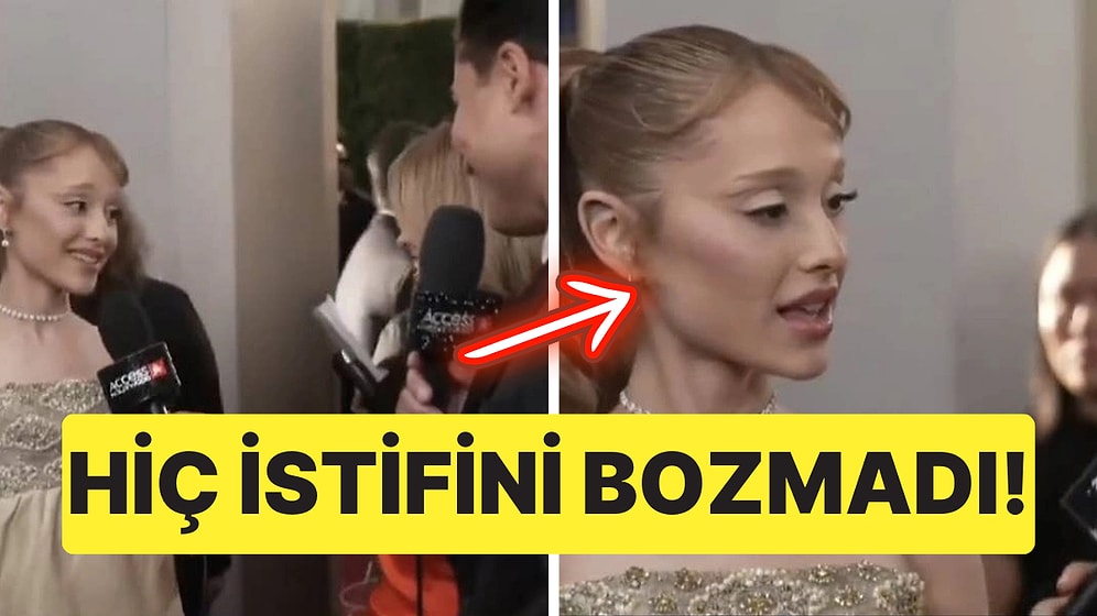 Altın Küre'de Ariana Grande'ye Yöneltilen "Büyükanne" Sorusu İnfiale Sebep Oldu