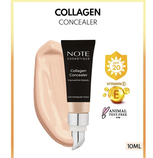 Note Collagen Concealer 01 Kolajen İçerikli SPF 20 Göz Altı Kapatıcısı