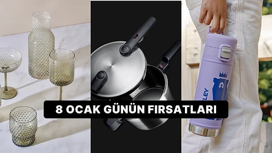 Bugün İndirimde Neler Var? Fissler Düdüklüden Yeni Stanley Termoslara 8 Ocak 2025 Günün Fırsatları