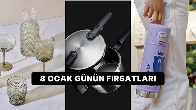 Bugün İndirimde Neler Var? Fissler Düdüklüden Yeni Stanley Termoslara 8 Ocak 2025 Günün Fırsatları