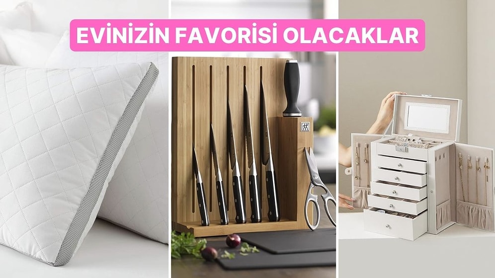 Klimalı Yastıktan 6'lı Bardak Setine Eviniz ve Çeyiz Listeniz İçin Harika Öneriler