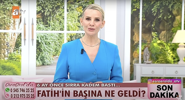 "Bana yazabilirsiniz. Gelin birlikte yürüyelim." diyen Esra Erol, platform açıldığında yayınlarında duyuracak.