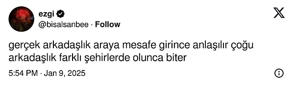 Farklı şehirlerde olunca değil bağlar kuvvetli olmayınca biter...