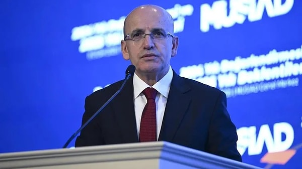 Hazine ve Maliye Bakanı Mehmet Şimşek 'MÜSİAD 2024 Yılı Değerlendirmesi ve 2025 Yılı Beklentileri' programına katıldı.