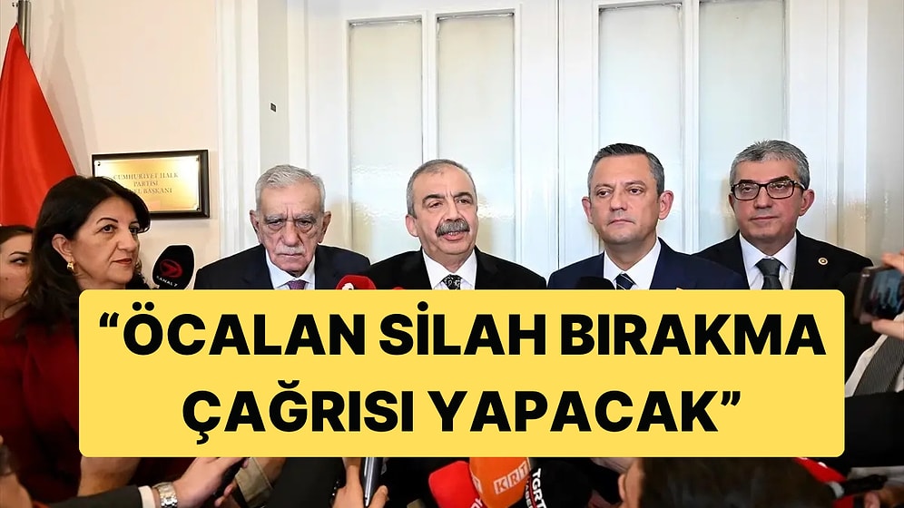 CHP Grup Başkanvekili Günaydın, Öcalan'ın "Silah Bırakma" Çağrısı Yapacağını Öğrendiklerini Söyledi