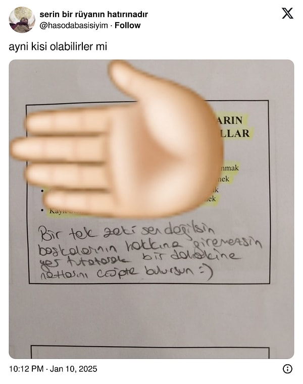 Böyle bir not da olabilirdi 👇